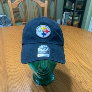 Pittsburgh Steelers snap back ball cap.
